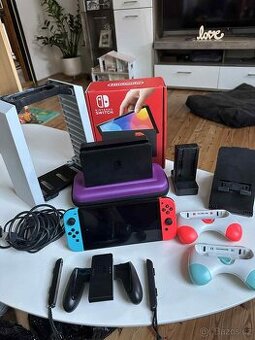 Nintendo switch OLED - top stav - velká sestava