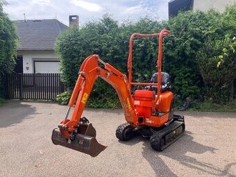 Minibagr Kubota U10 s nulovým přesahem zádě