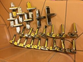 Kliky, kličky oken, půlolivy, rozvory