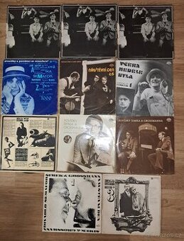 LP vinylové desky SEMAFOR písně, mluvené slovo , Suchý/Šlitr