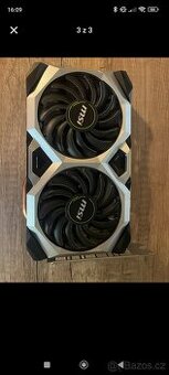 grafická karta MSI GeForce RTX 2060 VENTUS GP OC 6GB