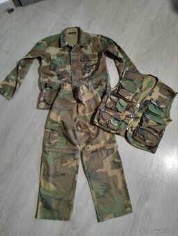 Dětské maskáčové oblečení vel. L - 146/152