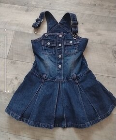 Jeanové, riflové šaty  vel. 104/110