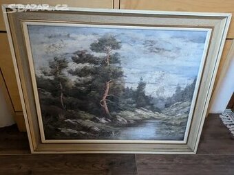 Starý obraz na plátně