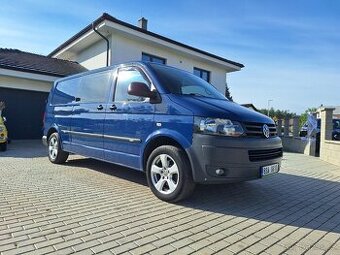 VW T5 LONG 2.0TDi 103kW 2013 5MÍST KLIMA KŮŽE