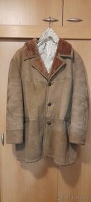 Pánský kožený zimní kabát