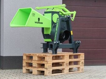 Štěpkovač špalíkovač za traktor do120mm  BIG BAG