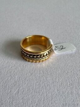 Zlatý prsten 18K, 6,80 g, vel.52