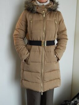 Dámský pérový kabát vel. M, zn. Mango