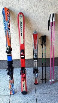 Lyže Blizzard 90, 120, 130, lyžáky