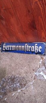 Velká Cedule starožitná německá protektorát