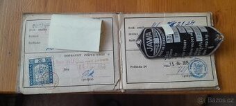 Jawa 555 tp vyřazeno z evidence rok 1961