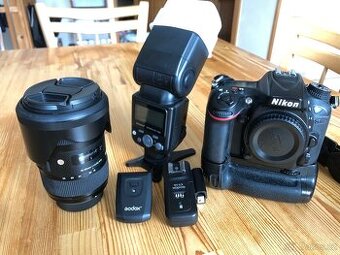 Fotovýbava Nikon D7100 a Sigma 18-35 1.8
