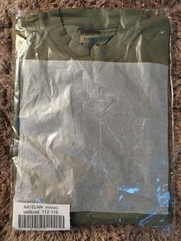 Vojenské zelené tričko 2