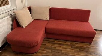 Rozkládací gauč + stolek pod tv