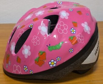 Dětská helma na kolo Hamas Kid Pink Flora 52-56cm