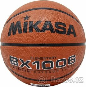 Prémiový gumový basketbalový míč Mikasa BX1000

