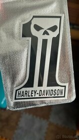 Plechová nálepka jednička Harley Davidson