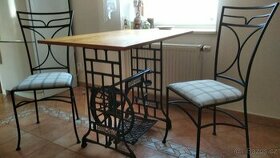 Stylový stůl a židle - 1