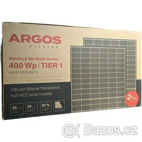 Bivaciální solární panely Argos / Huasun HS-B120DS400-B