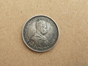 Koruna 1896 KB - jubilejní - František Josef I. Příchod Maďa