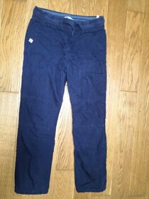 Tmavě modré zateplené kalhoty H&M 140 (9-10 let) - 1