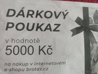 BROTEX - dárkový poukaz