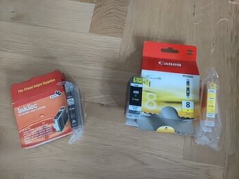 Vše 200,- Barvy do tiskárny Canon CLI žlutá a černá