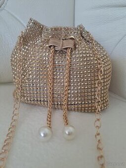 Luxusní zlatá crossbody