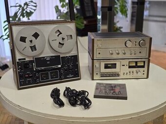 Hi-Fi vintage set SONY TC-377,TA-1630,TC-186SD - Sběratelský