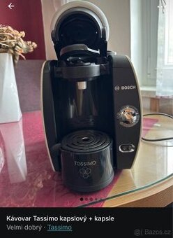 Kávovar TASSIMO kapslový +kapsle