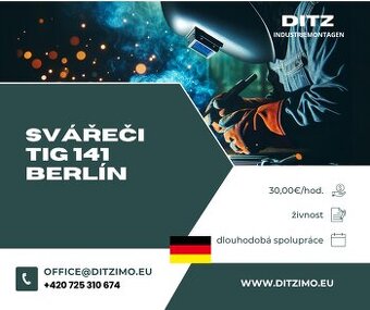 Dlouhodobý projekt pro svářeče TIG 141, Berlín, GER