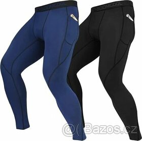 PÁNSKÉ SPORTOVNÍ FUNKČNÍ KALHOTY 2KUSY - Vel. M,XL