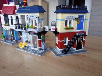 VZÁCNÉ LEGO CREATOR31026-Městský dům s obchodem a kavárnou