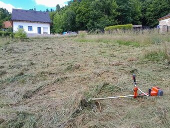 Sečení trávy a čištění pozemků