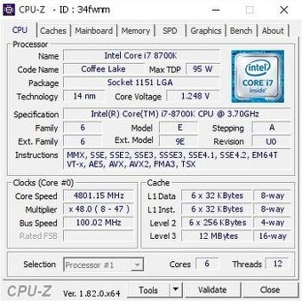 I7 8700k