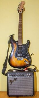 El. kytara + kombo Fender