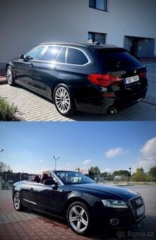 BMW 520d G31 a Audi A5 2.0 tfsi kabriolet