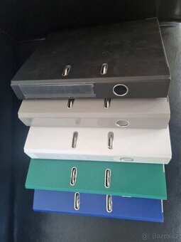 Pákové pořadače - šanony - A4 - 5cm - různé barvy