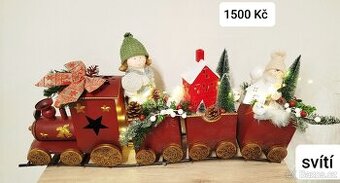 Prodám vánoční vlak - svítí