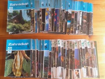 Velká sbírka historických časopisů ZAHRÁDKÁŘ (celkem 94ks)