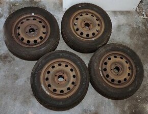 Plechové disky 14" v dobrém stavu, 4 ks