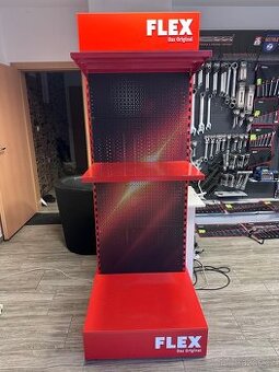 Oboustranný prodejní kovový regál Flex