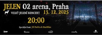 JELEN O2 arena, Praha 13.12.2025, 1+1 ZDARMA