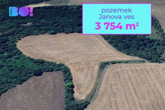 Prodej louky, 3754 m², Janova Ves