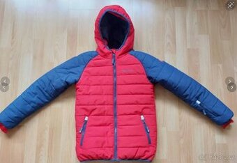 Zimní lyžařská bunda Trollkids, voděodolná,146-152,top stav