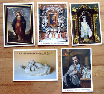 Náboženské obrázky velikosti pohlednice