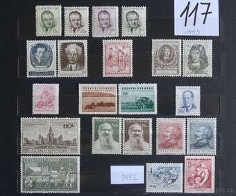 Známky Československo - F