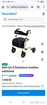 Čtyřkolové chodítko