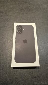 IPHONE 16, BLACK, 128GB NOVÝ,NEROZBALENÝ, ZÁRUKA